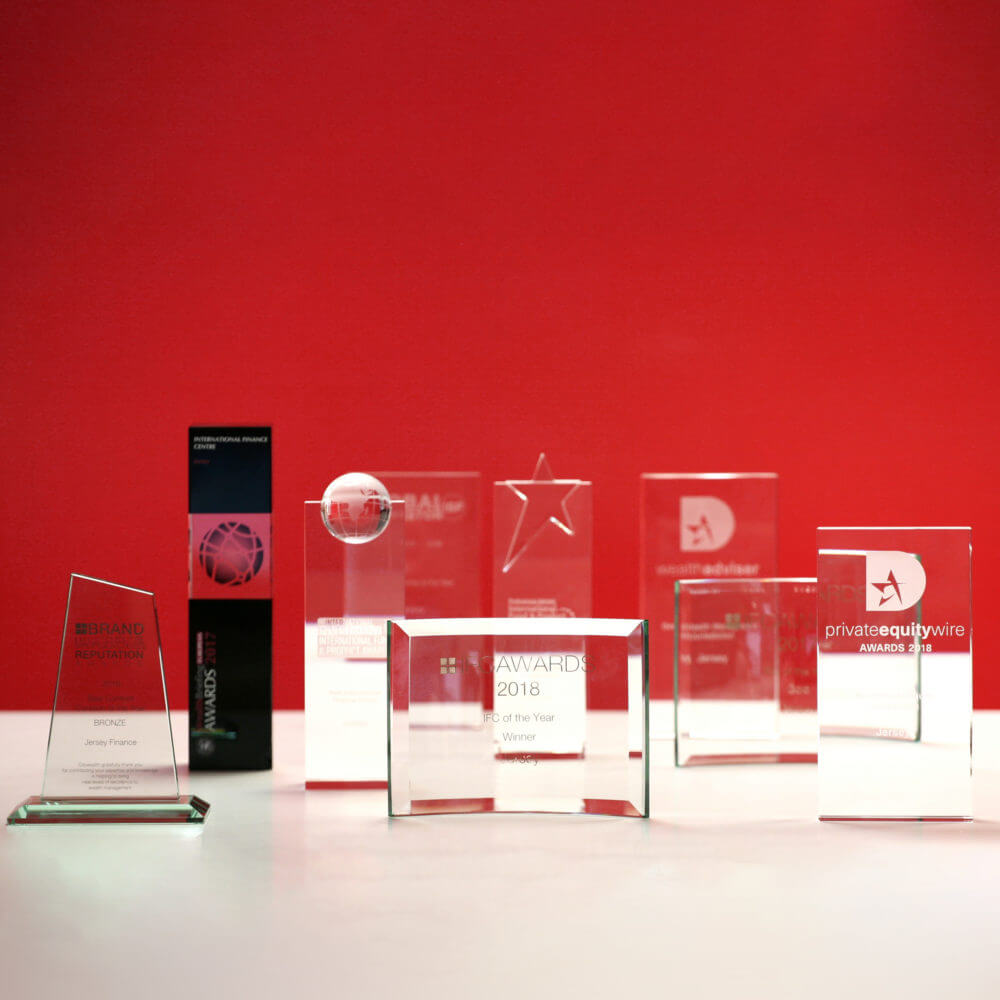 Multiple glass awards