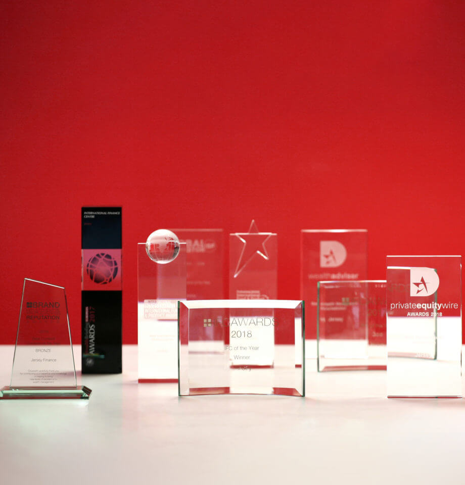 Multiple glass awards