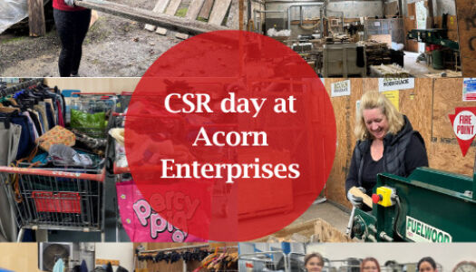 team helping at Acorn
